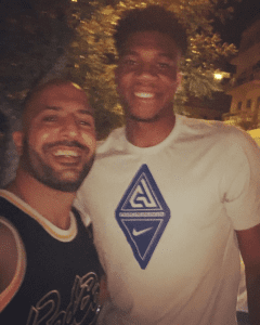 Chriscrossing With The NBA SuperStar Giannis Antetokoumpo